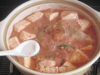 红腐乳鲳鱼豆腐煲的做法步骤：9