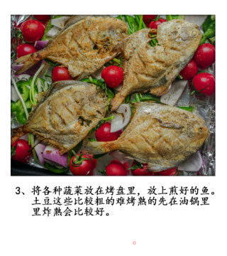 蔬果烤鲳鱼的做法步骤：3