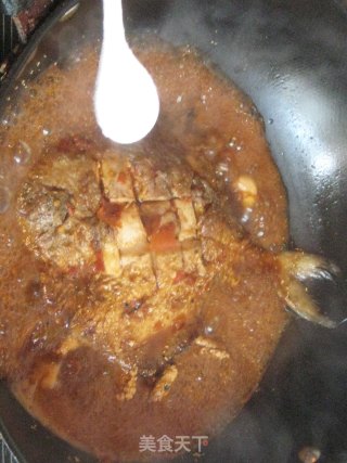 豆瓣酱烧鲳鱼的做法步骤：6