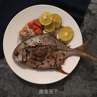 原创|健身减脂杂蔬烤海鱼的做法步骤：11