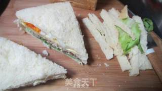 沙丁鱼三文治——附：奶香吐司的做法的做法步骤：10