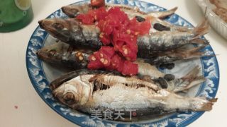 自制湖南风味火焙鱼——剁椒蒸火焙鱼的做法步骤：4