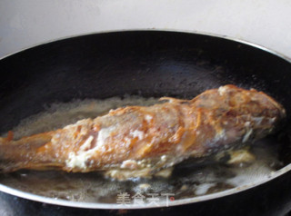 肉丁榨菜烧黄花鱼的做法步骤：6