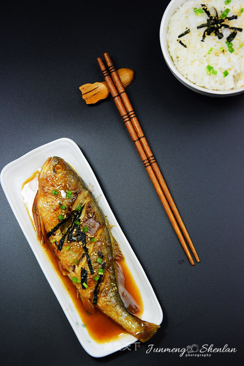 让人迷恋的鱼鲜味【日式照烧黄花鱼】的做法