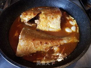 酱烧黄花鱼的做法步骤：8