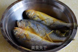 香煎黄花鱼的做法步骤：5