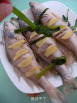 【粤菜】--广式清蒸黄鱼的做法步骤：5