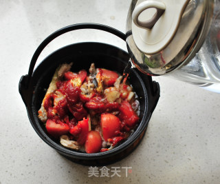 红果家菜谱之开胃番茄鱼锅的做法步骤：14