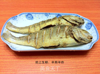 酿焖黄花鱼的做法步骤：4