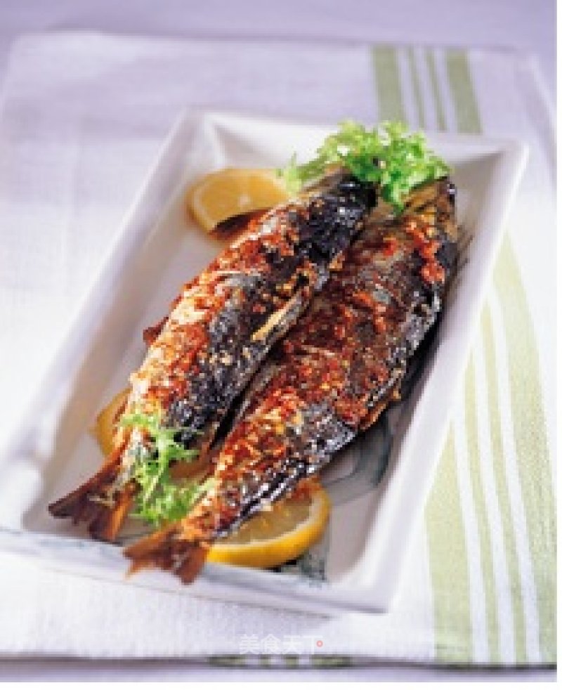 韩国调味烤黄花鱼的做法