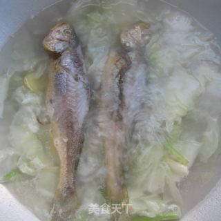 小黄鱼炖大白菜的做法步骤：6