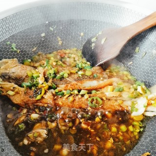 芦笋烧黄花鱼的做法步骤：6