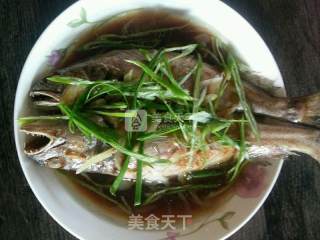 清蒸米鱼的做法步骤：9