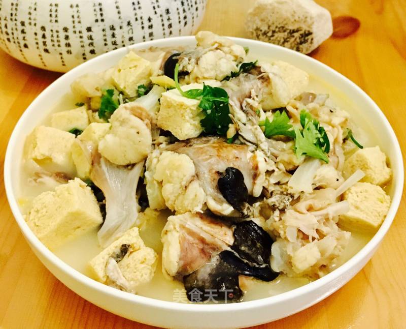 安康鱼炖冻豆腐的做法