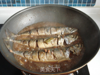 酱烧鲐鲅鱼的做法步骤：10
