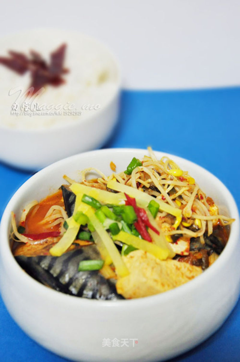 韩式辣白菜鲭鱼汤的做法