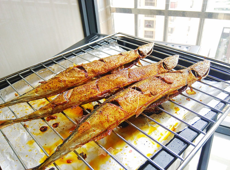 香烤秋刀鱼的做法