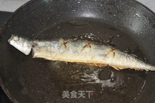 香煎秋刀鱼的做法步骤：5
