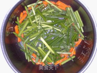 韭菜花素炒白带鱼的做法步骤：4