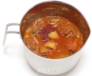 韩式金枪鱼泡菜汤-懒人宝典的做法步骤：5