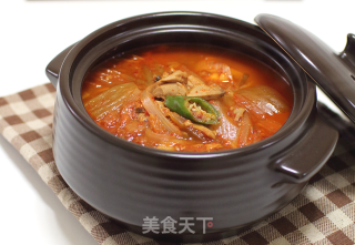 韩式金枪鱼泡菜汤-懒人宝典的做法步骤：7