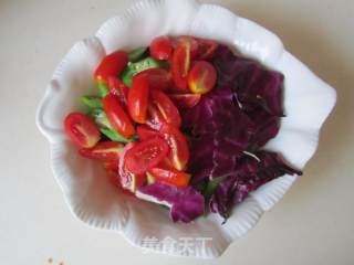 金枪鱼黄秋葵蔬菜沙拉的做法步骤：5