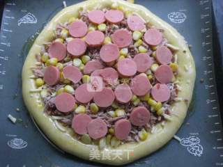 #ACA烘焙明星大赛#金枪鱼玉米披萨的做法步骤：11