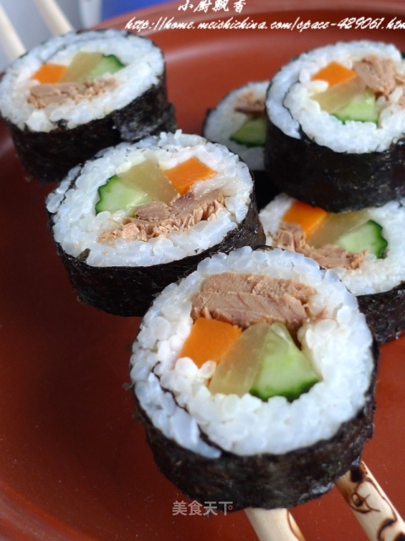 【花样寿司】----金枪鱼寿司的做法