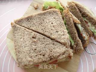【丘比系列产品试用报告】金枪鱼三明治的做法步骤：10