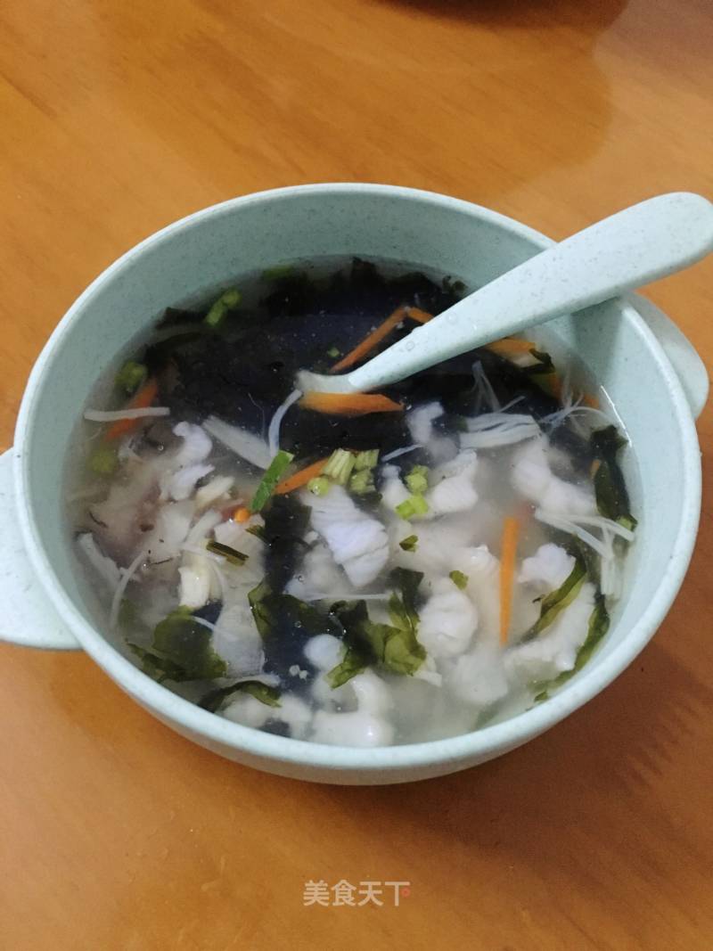 豆腐鱼紫菜羹的做法