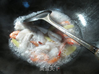 河虾煮虾潺的做法步骤：5