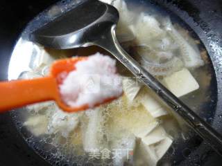 虾潺豆腐汤的做法步骤：8