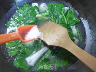 菠菜虾潺汤的做法步骤：7