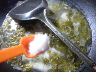 雪菜虾潺汤的做法步骤：6