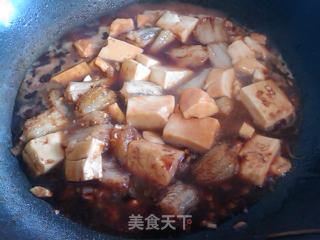 九肚鱼烧豆腐的做法步骤：8