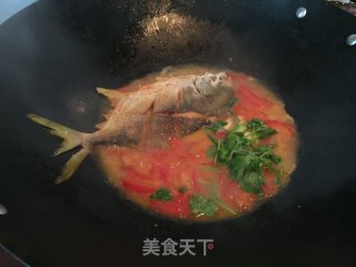 番茄金鲳鱼的做法步骤：7