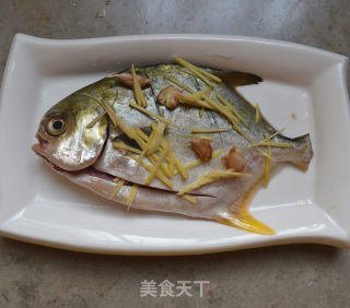 清蒸金鲳鱼的做法步骤：4
