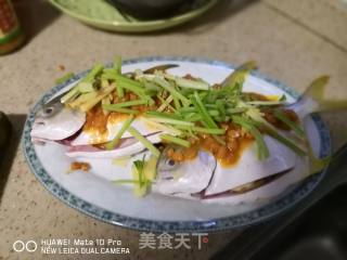 潮汕豆酱蒸金鲳鱼的做法步骤：4