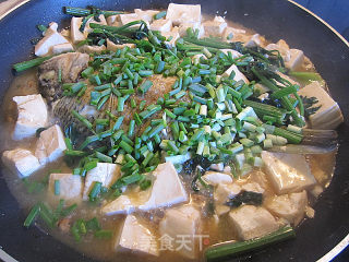 煎海鱼焖豆腐的做法步骤：8