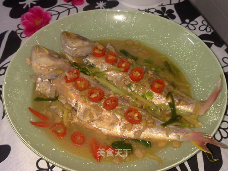潮菜——豆酱焖海鱼的做法