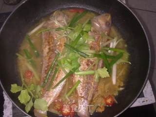 潮菜——豆酱焖海鱼的做法步骤：4