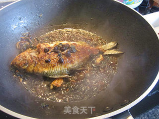 紫苏蒜头豆豉鱼的做法步骤：7