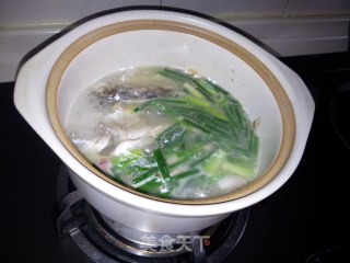 砂锅煮海鱼汁的做法步骤：6