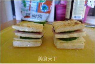 平凡小创意—豆腐三明治的做法步骤：12