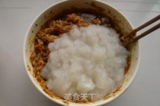 流着汤汁的煎饺——蟹肉皮冻煎饺的做法步骤：8