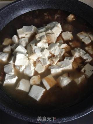 蟹肉烩豆腐的做法步骤：8
