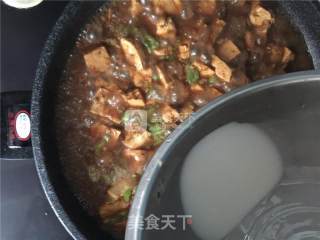 蟹肉烩豆腐的做法步骤：11