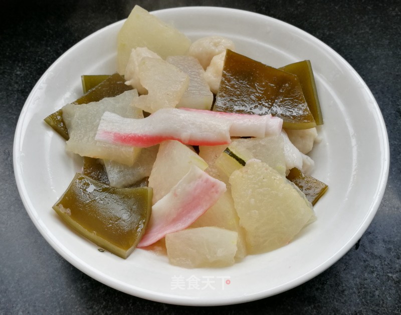 海带炖冬瓜-清热、减肥的好菜的做法