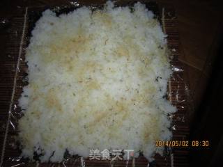 鲣鱼肉松寿司的做法步骤：10