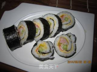鲣鱼肉松寿司的做法步骤：16